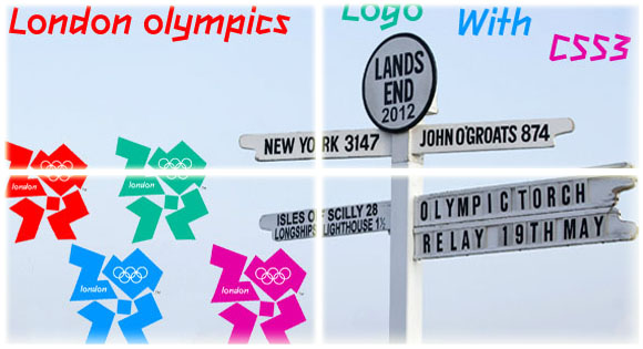 2012 London Olympics Logo with CSS3